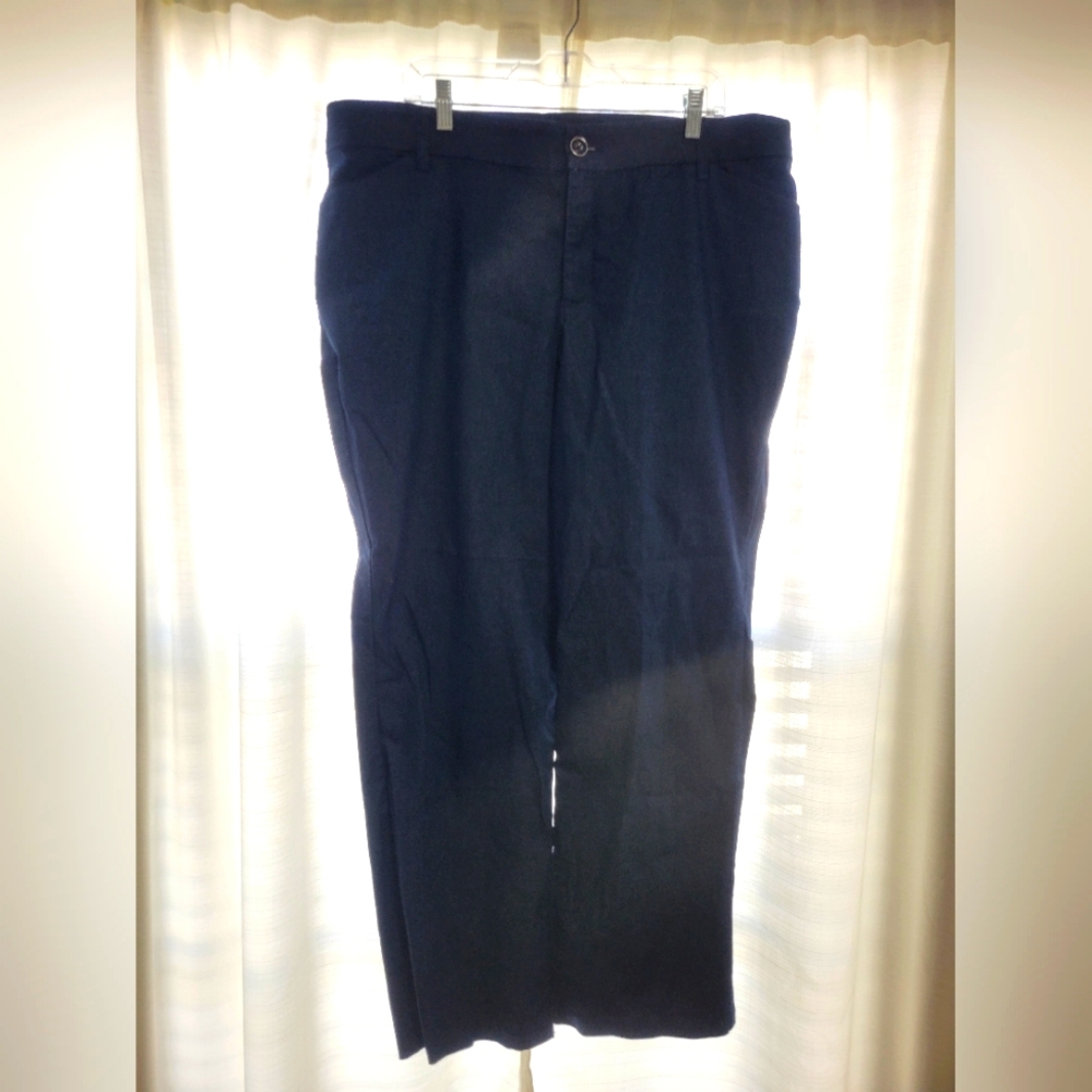 Lee Flex Motion Trousers, size 20W, deep blue